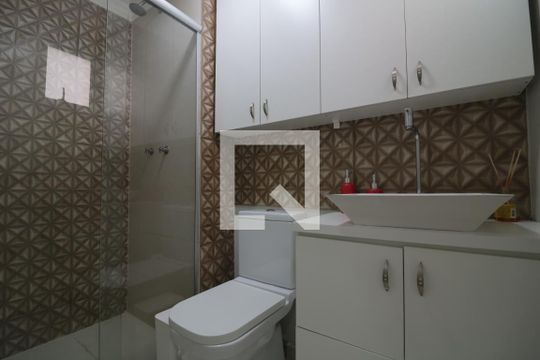 Banheiro de apartamento para alugar com 1 quarto, 31m² em Brás, São Paulo