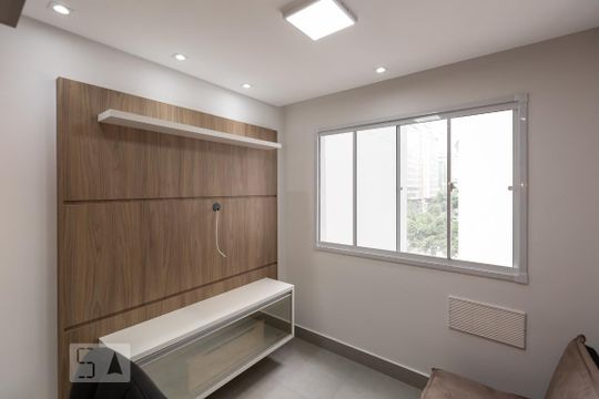 Sala de apartamento para alugar com 1 quarto, 25m² em Bela Vista, São Paulo