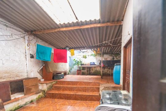 Vista da Sala de casa à venda com 2 quartos, 245m² em Jardim Utinga, Santo André