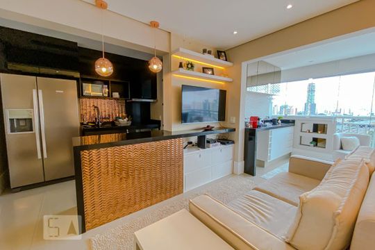 Sala de apartamento para alugar com 2 quartos, 63m² em Tatuapé, São Paulo