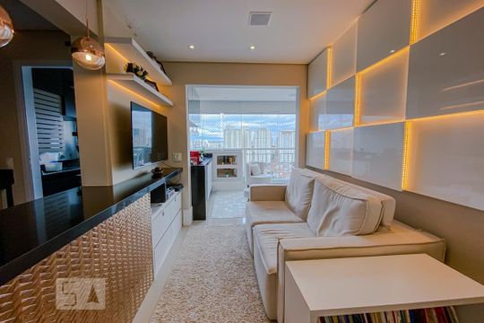 Sala de apartamento para alugar com 2 quartos, 63m² em Tatuapé, São Paulo