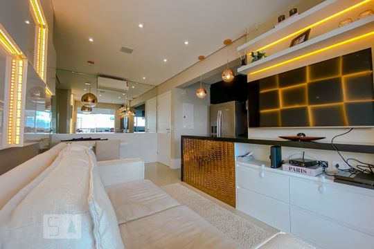 Sala de apartamento para alugar com 2 quartos, 63m² em Tatuapé, São Paulo