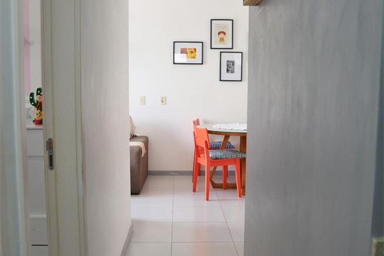 Corredor de apartamento à venda com 2 quartos, 52m² em Taquara, Rio de Janeiro