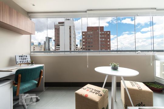 Studio de kitnet/studio para alugar com 1 quarto, 37m² em Jardim Paulistano, São Paulo