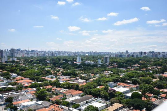 Área comum de kitnet/studio para alugar com 1 quarto, 37m² em Jardim Paulistano, São Paulo
