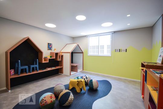 Área comum de kitnet/studio para alugar com 1 quarto, 37m² em Jardim Paulistano, São Paulo