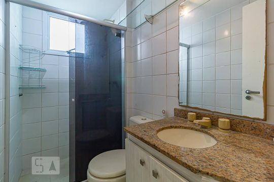 Banheiro da Suíte de apartamento à venda com 3 quartos, 179m² em Taquara, Rio de Janeiro