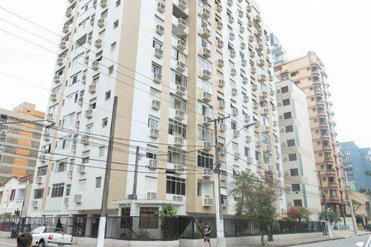 Fachada de apartamento para alugar com 2 quartos, 104m² em Boqueirão, Santos