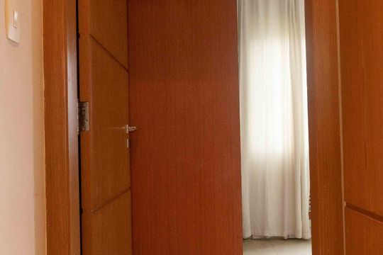Corredor de apartamento para alugar com 2 quartos, 104m² em Boqueirão, Santos