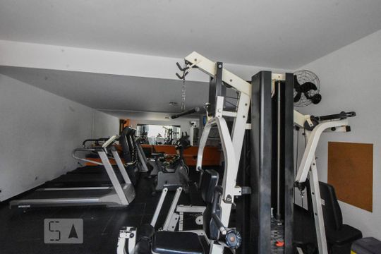 Academia de apartamento para alugar com 1 quarto, 62m² em Campo Belo, São Paulo