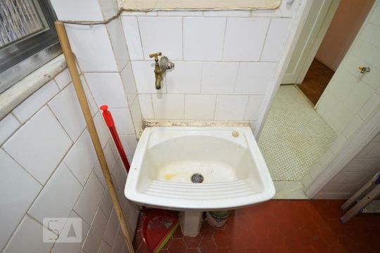 Área de Serviço de apartamento à venda com 2 quartos, 66m² em Laranjeiras, Rio de Janeiro