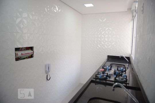 Cozinha de apartamento à venda com 2 quartos, 45m² em Mato Grande, Canoas