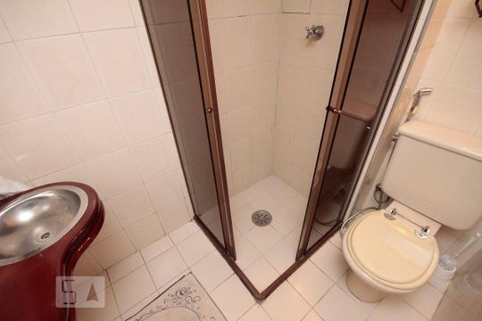 Banheiro da Suíte de apartamento à venda com 3 quartos, 90m² em Bela Vista, São Paulo