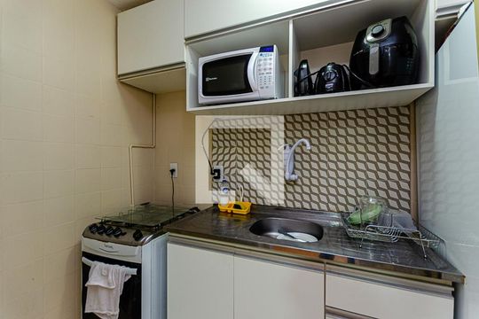 Cozinha de apartamento à venda com 2 quartos, 55m² em Santa Rosa, Niterói