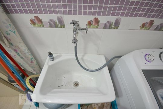 Area de Serviço de kitnet/studio para alugar com 1 quarto, 30m² em Liberdade, São Paulo