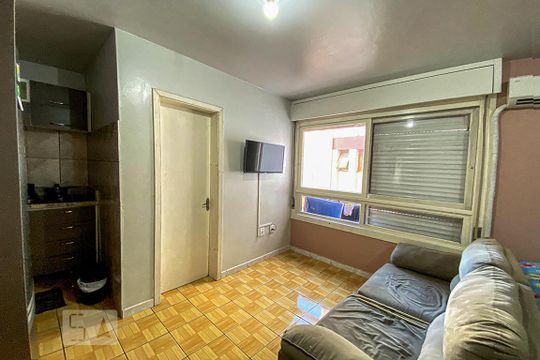 Sala de apartamento à venda com 1 quarto, 35m² em Centro, São Leopoldo
