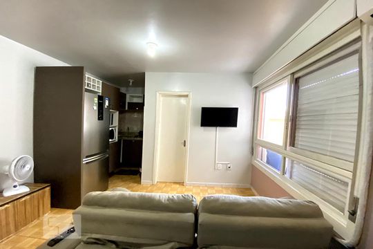 Sala de apartamento à venda com 1 quarto, 35m² em Centro, São Leopoldo
