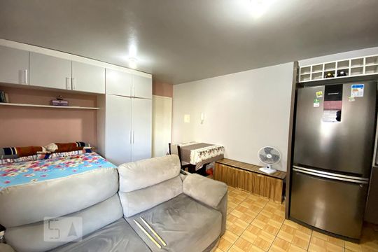Sala e Dormitório de apartamento à venda com 1 quarto, 35m² em Centro, São Leopoldo