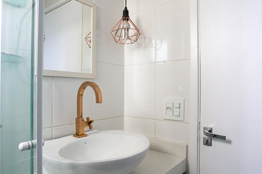 Banheiro de apartamento à venda com 2 quartos, 48m² em Vila Siqueira (zona Norte), São Paulo