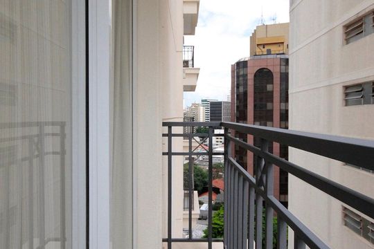Varanda de apartamento para alugar com 2 quartos, 110m² em Consolação, São Paulo