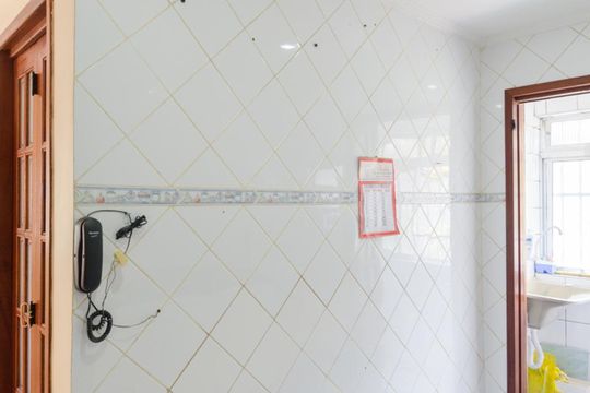 Cozinha de apartamento à venda com 1 quarto, 32m² em Vila Santa Luzia, São Bernardo do Campo