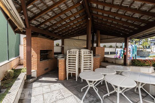 Área comum - Churrasqueira de apartamento para alugar com 5 quartos, 496m² em Vila Santo Estevão, São Paulo