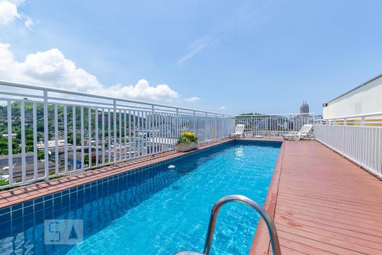 Área comum - Piscina de apartamento para alugar com 2 quartos, 62m² em Centro, Niterói