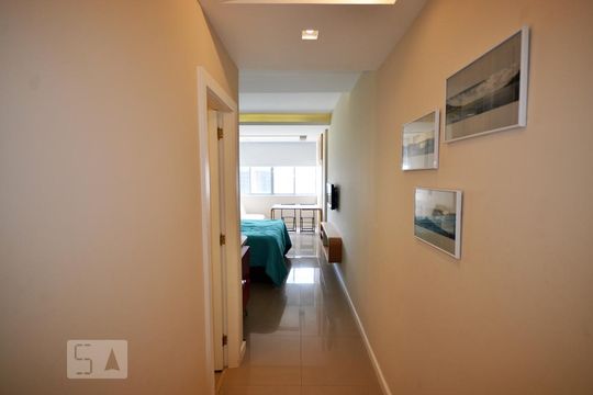 Sala de apartamento para alugar com 1 quarto, 30m² em Centro, Rio de Janeiro