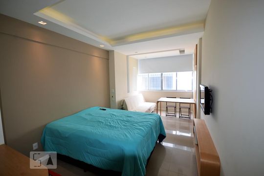 Sala de apartamento para alugar com 1 quarto, 30m² em Centro, Rio de Janeiro