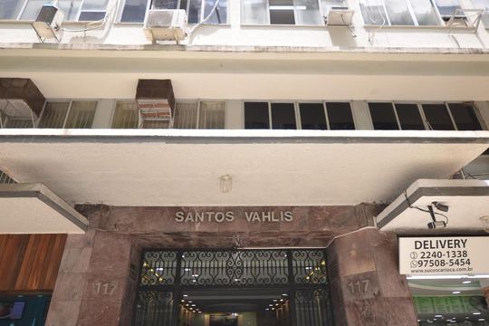 Fachada de apartamento para alugar com 1 quarto, 30m² em Centro, Rio de Janeiro