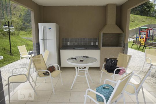 Área comum - Churrasqueira de apartamento à venda com 2 quartos, 60m² em Curicica, Rio de Janeiro