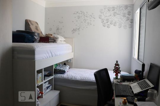 Quarto 1 de apartamento à venda com 2 quartos, 56m² em Jardim Cristiane, Santo André