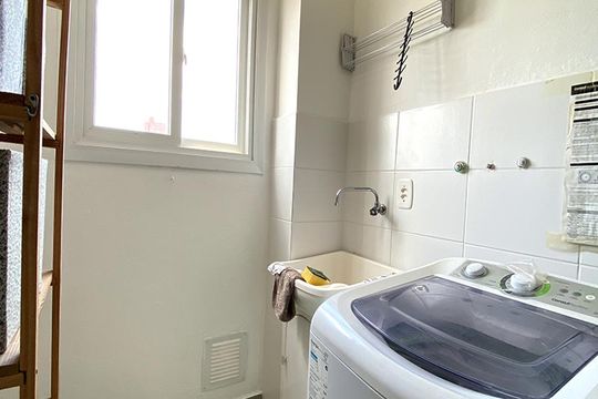 Cozinha e Área de Serviço de apartamento à venda com 2 quartos, 55m² em Vila Nova, Novo Hamburgo