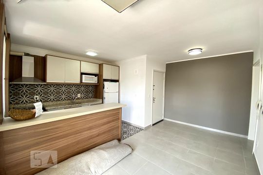 Sala de apartamento à venda com 2 quartos, 55m² em Vila Nova, Novo Hamburgo