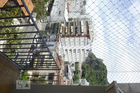 Varanda da Suíte de apartamento para alugar com 2 quartos, 78m² em Botafogo, Rio de Janeiro