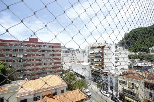 Vista da Suíte de apartamento para alugar com 2 quartos, 78m² em Botafogo, Rio de Janeiro