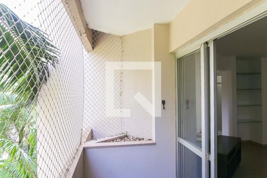 Varanda da Sala de apartamento para alugar com 2 quartos, 70m² em Vila Andrade, São Paulo