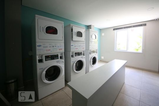 Área comum de apartamento para alugar com 1 quarto, 38m² em Campo Belo, São Paulo