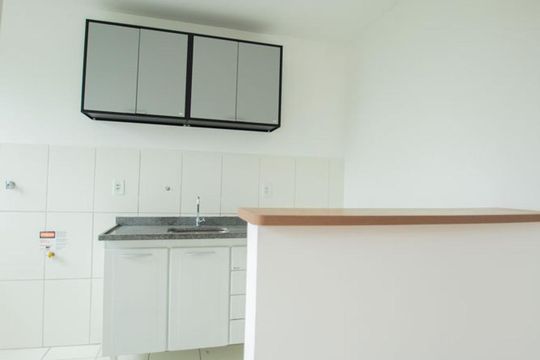 cozinha de apartamento para alugar com 2 quartos, 42m² em Loteamento Parque São Martinho, Campinas