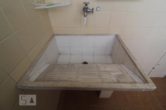 Área de serviço de apartamento à venda com 3 quartos, 92m² em Santa Paula, São Caetano do Sul