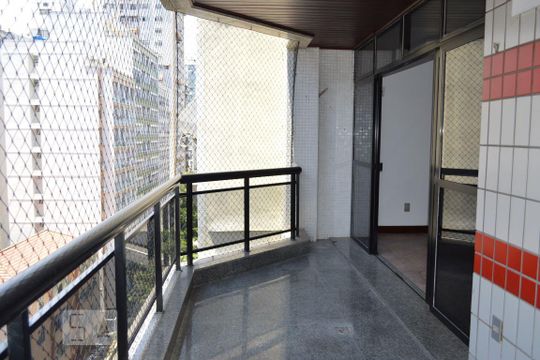 Varanda da Sala de apartamento para alugar com 3 quartos, 200m² em Icaraí, Niterói