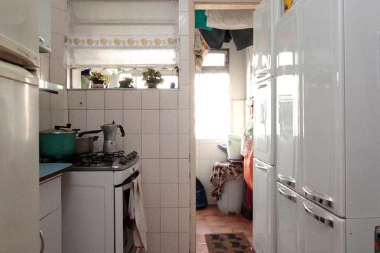 Cozinha de apartamento à venda com 2 quartos, 78m² em Bela Vista, São Paulo
