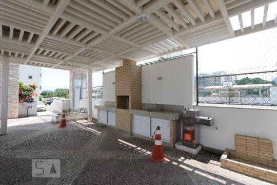 Área comum - Churrasqueira de apartamento à venda com 3 quartos, 90m² em Jacarepaguá, Rio de Janeiro