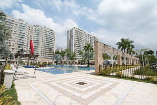 Área comum - Piscina de apartamento à venda com 3 quartos, 90m² em Jacarepaguá, Rio de Janeiro