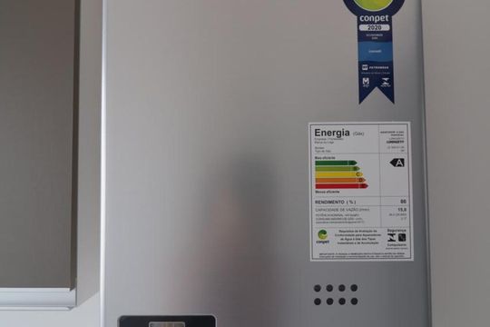 Detalhe da area de serviço - aquecedor de apartamento à venda com 2 quartos, 50m² em Tatuapé, São Paulo