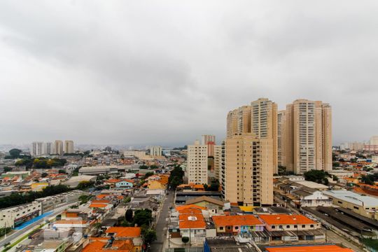 Vista da Varanda de kitnet/studio para alugar com 1 quarto, 37m² em Vila Augusta, Guarulhos