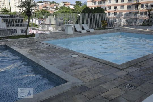 Área comum - Piscina de apartamento para alugar com 2 quartos, 85m² em Taquara, Rio de Janeiro