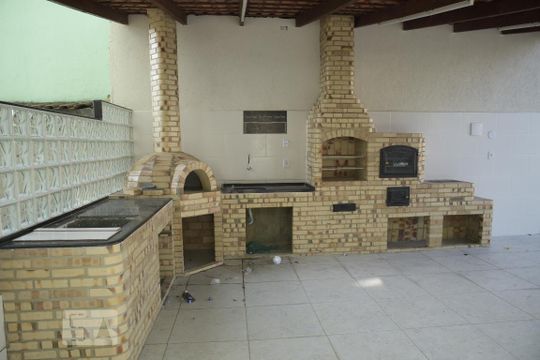 Área comum - Churrasqueira de apartamento para alugar com 2 quartos, 85m² em Taquara, Rio de Janeiro