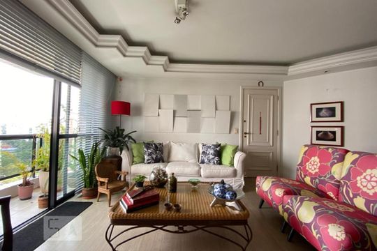 Sala de apartamento à venda com 3 quartos, 127m² em Vila Andrade, São Paulo
