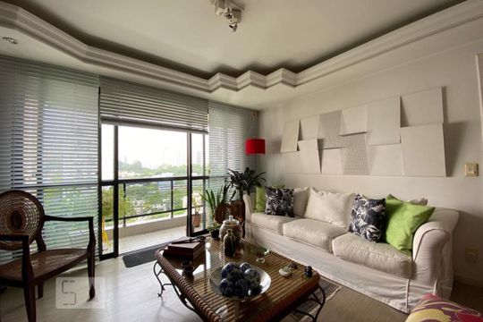 Sala de apartamento à venda com 3 quartos, 127m² em Vila Andrade, São Paulo